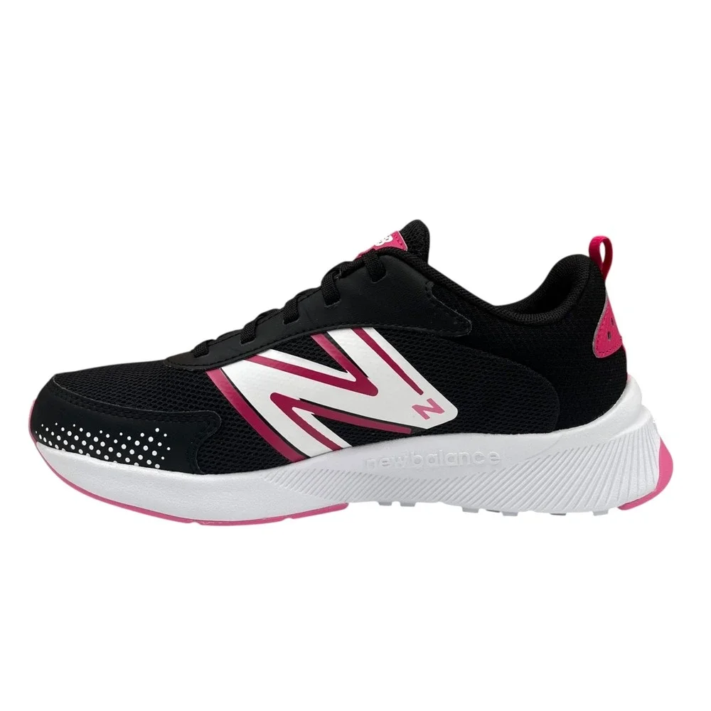 New Balance Youth Girls DynaSoft 545 v1 Running Shoes Size 3.5 Black Pink Laceup